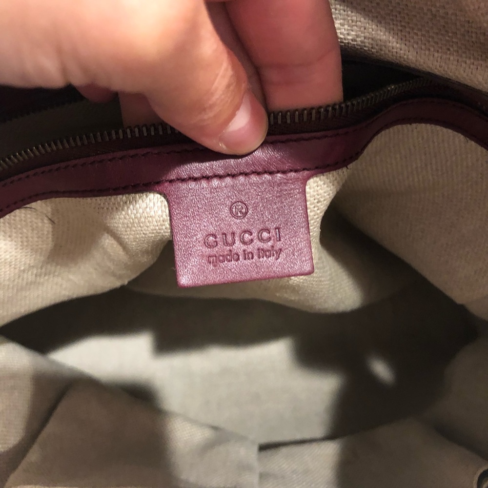 Gucci Burgundy shoulder bag - Picture 8 of 8